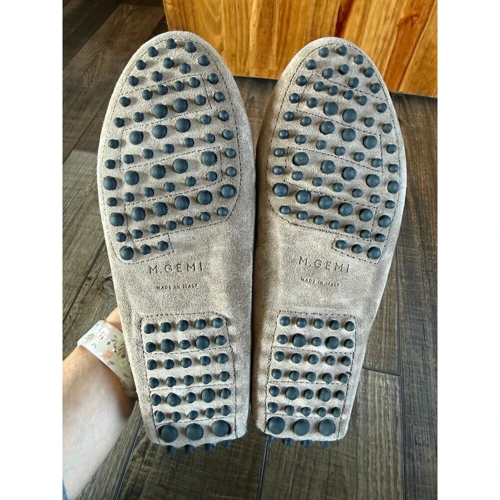 Women’s M.GEMI The Felize Shearling Moccasin Sz. 38 Mushroom